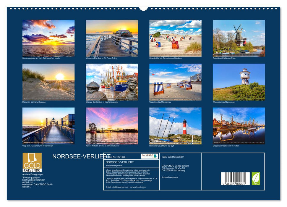 NORDSEE-VERLIEBT (CALVENDO Premium Wandkalender 2025)