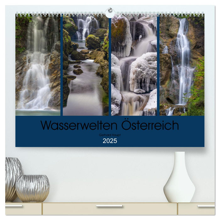 Wasserwelten Österreich (CALVENDO Premium Wandkalender 2025)