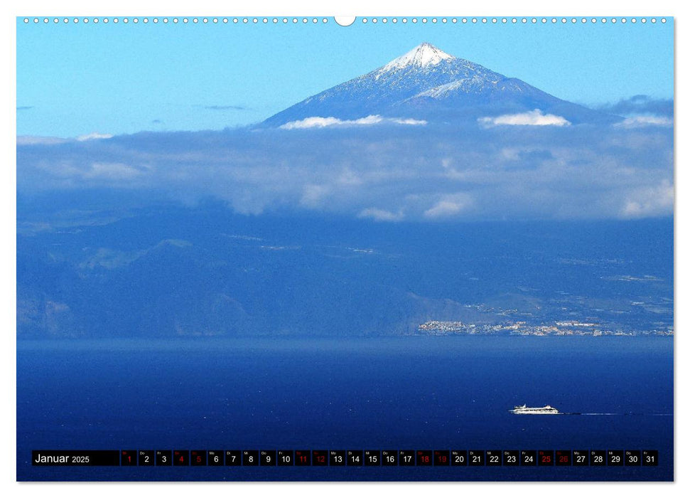 El Teide und die Canadas (CALVENDO Premium Wandkalender 2025)