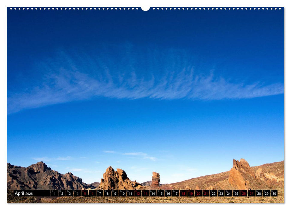 El Teide und die Canadas (CALVENDO Premium Wandkalender 2025)