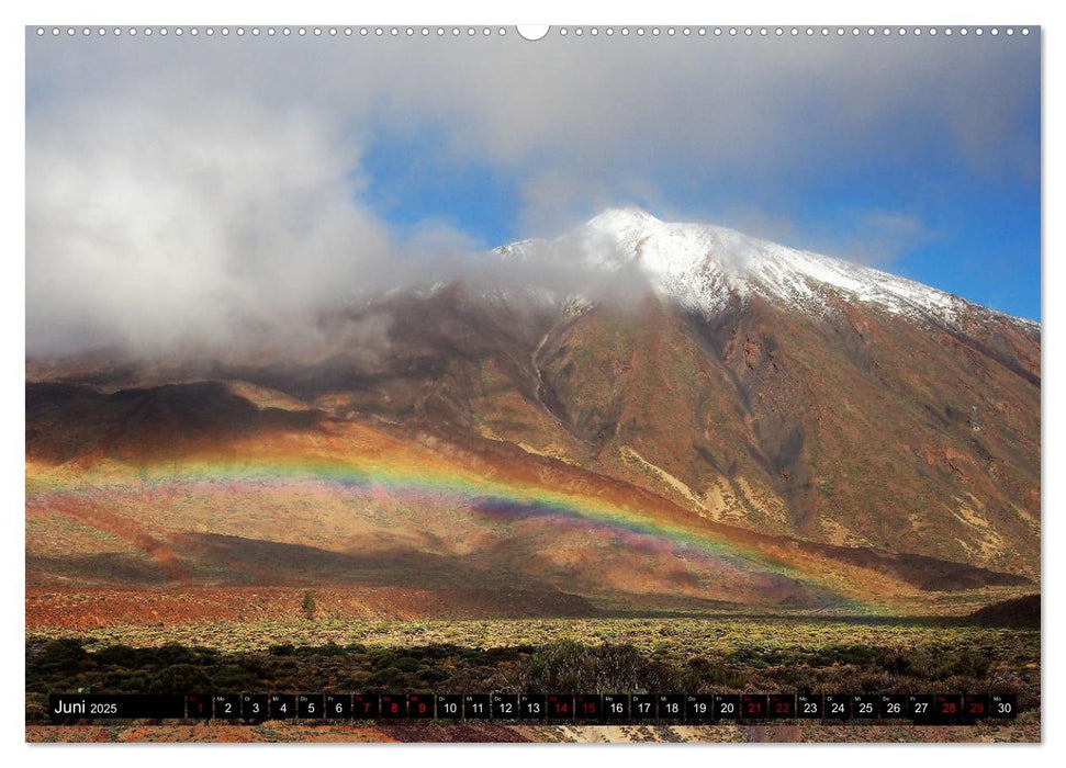 El Teide und die Canadas (CALVENDO Premium Wandkalender 2025)