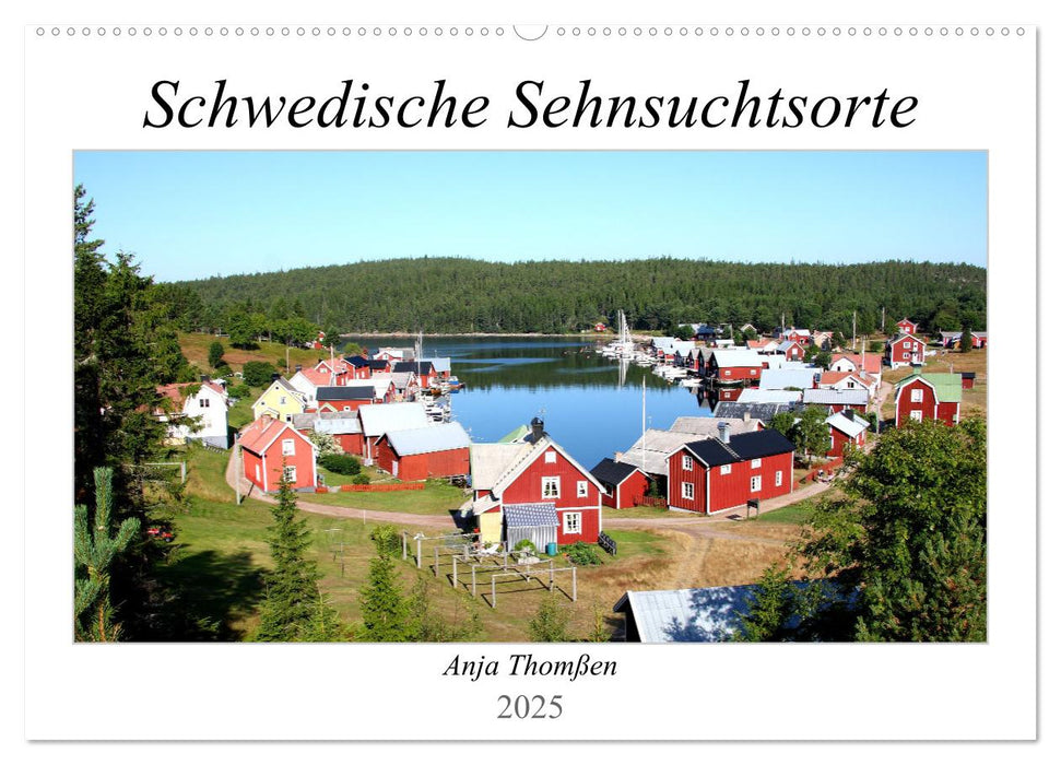 Schwedische Sehnsuchtsorte (CALVENDO Wandkalender 2025)