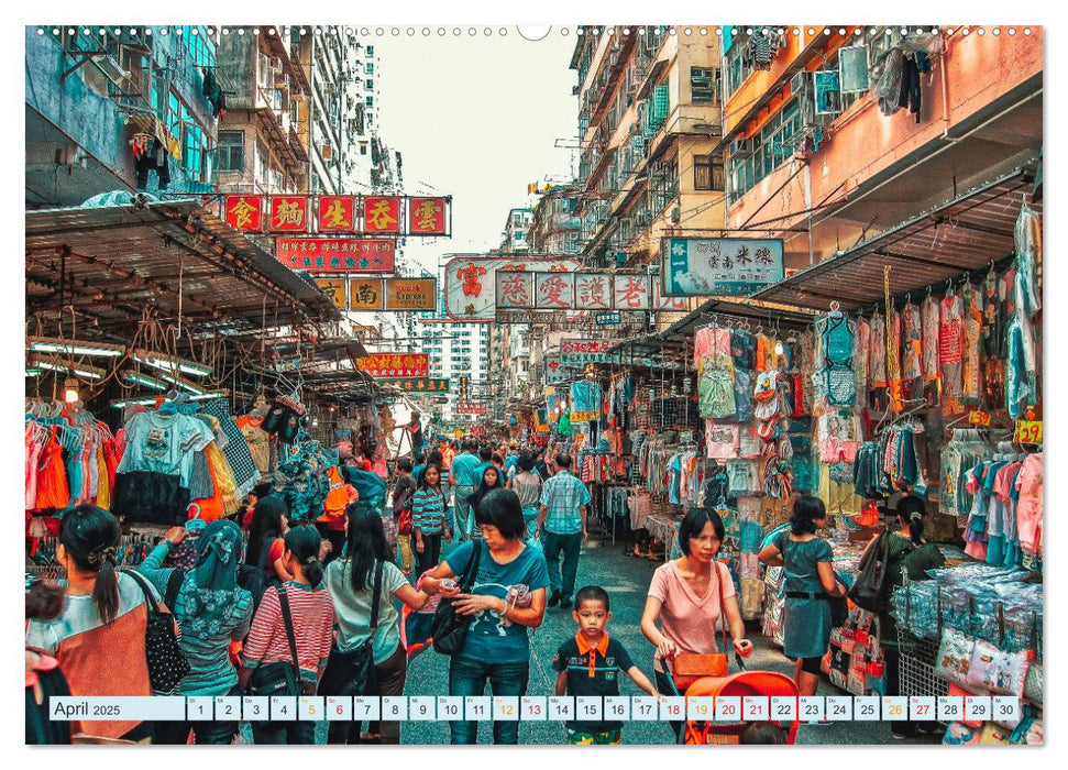 Hongkong Street (CALVENDO Premium Wandkalender 2025)