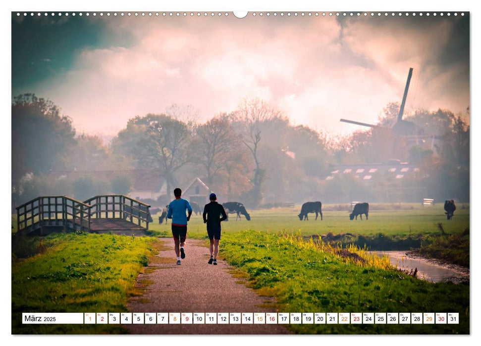 Jogging - Spaß am Laufen (CALVENDO Premium Wandkalender 2025)