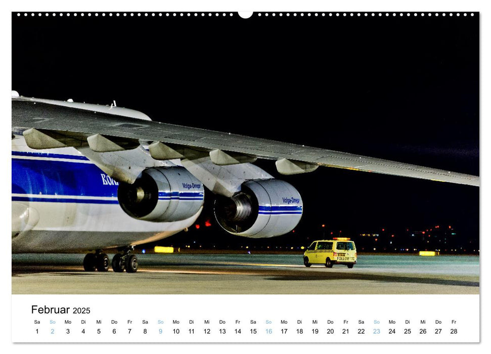 Air Cargo - Frachtflugzeuge, Giganten der Lüfte (CALVENDO Premium Wandkalender 2025)