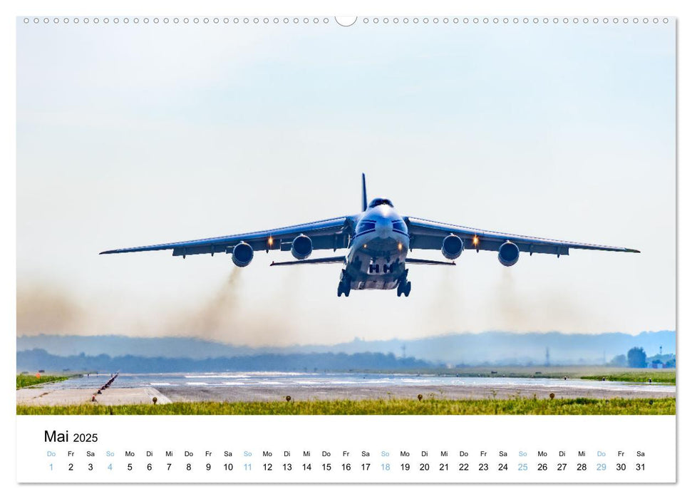 Air Cargo - Frachtflugzeuge, Giganten der Lüfte (CALVENDO Premium Wandkalender 2025)