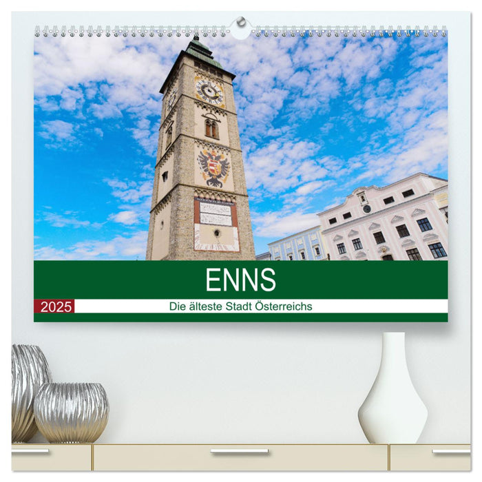 Enns, die älteste Stadt Österreichs (CALVENDO Premium Wandkalender 2025)