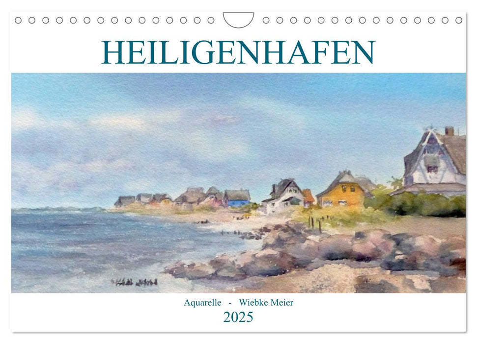 Heiligenhafenaquarelle (CALVENDO Wandkalender 2025)