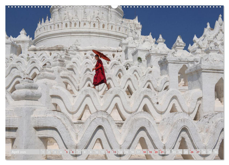 MYANMAR - Land der Pagoden (CALVENDO Wandkalender 2025)