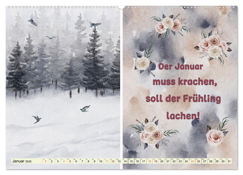 Regeln für das Wetter (CALVENDO Wandkalender 2025)