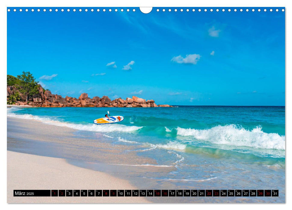 Seychellen - Das wahre Paradies (CALVENDO Wandkalender 2025)