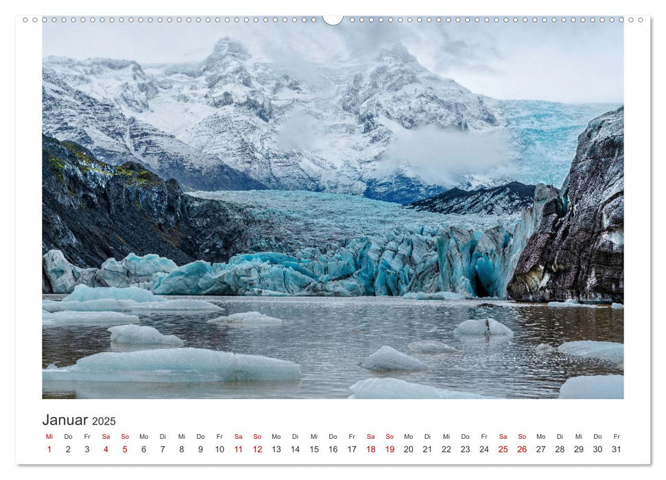 Aufregendes Island (CALVENDO Premium Wandkalender 2025)