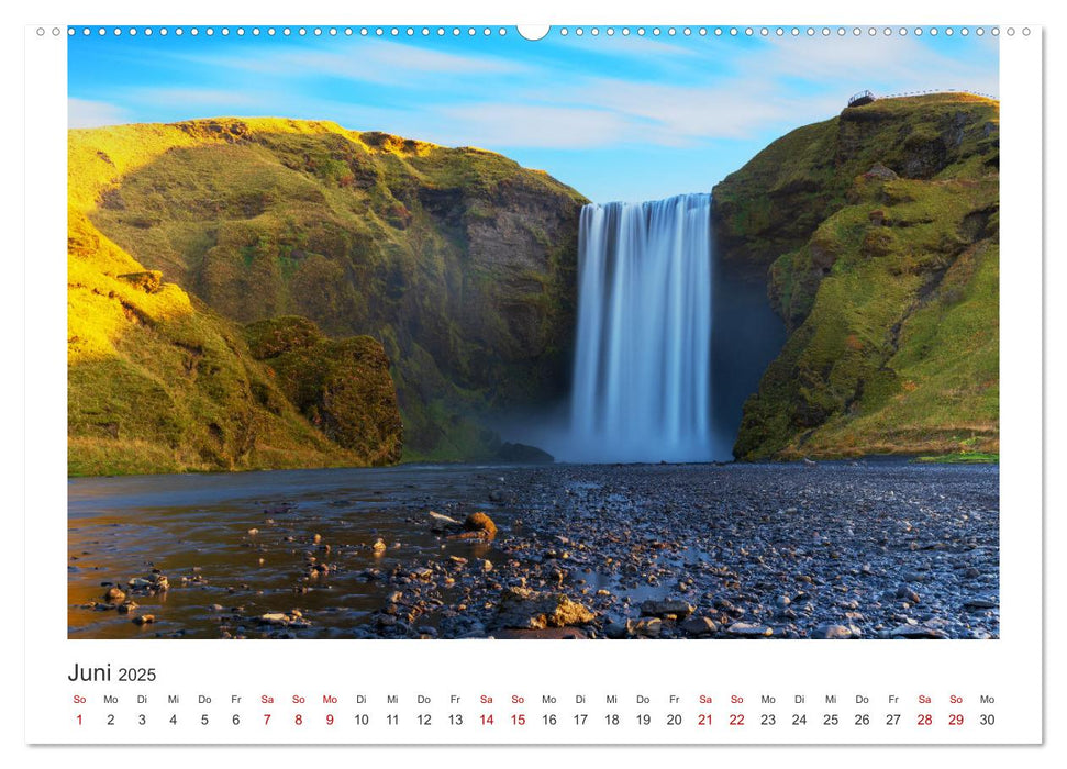 Aufregendes Island (CALVENDO Premium Wandkalender 2025)