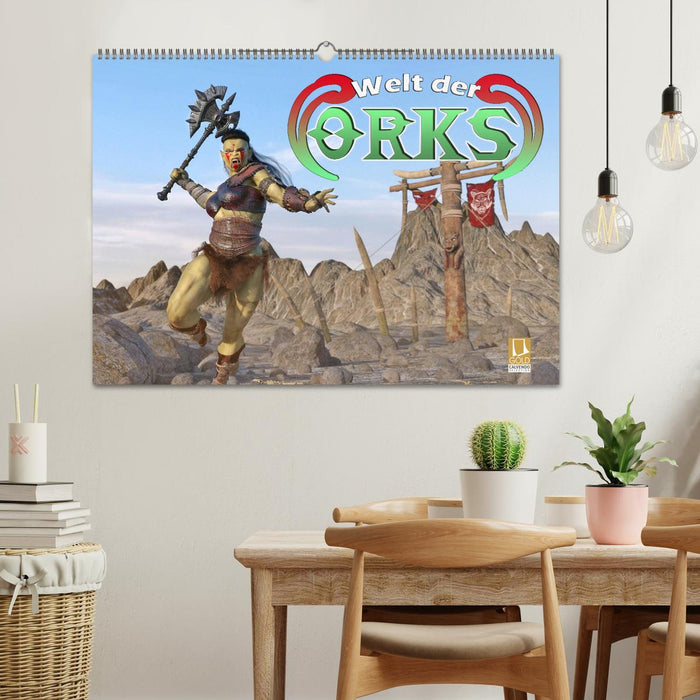 Welt der Orks (CALVENDO Wandkalender 2025)