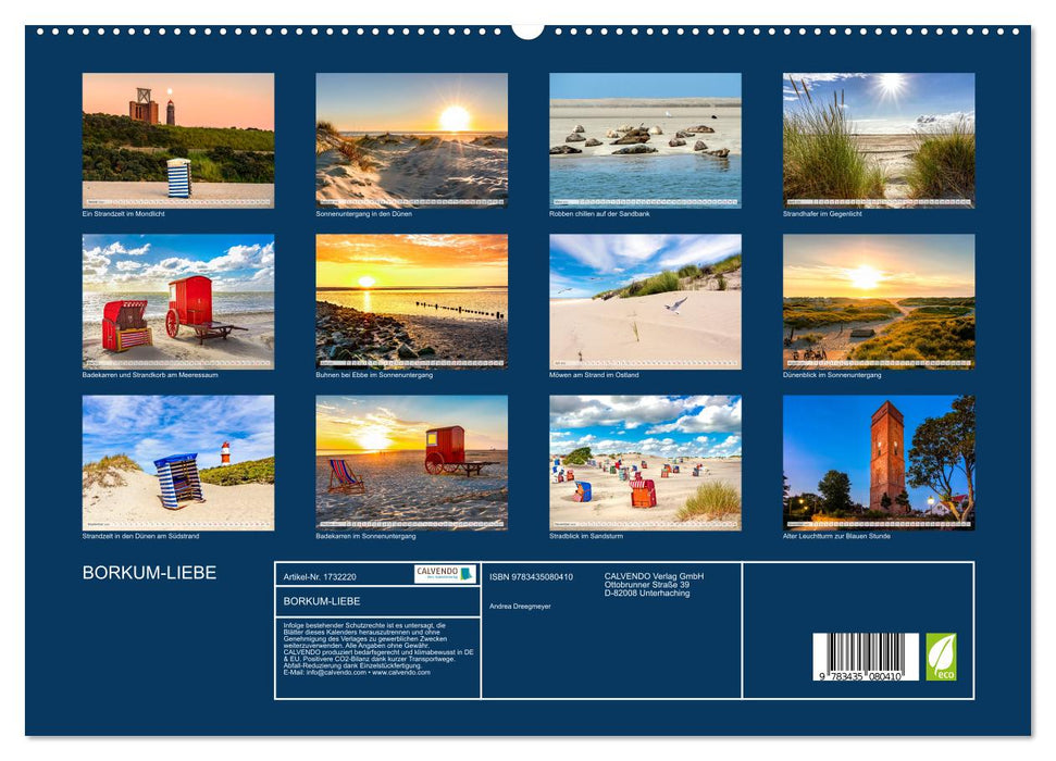 BORKUM-LIEBE (CALVENDO Wandkalender 2025)