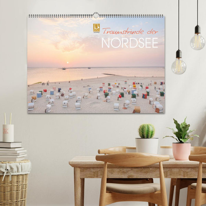 Traumstrände der Nordsee (CALVENDO Wandkalender 2025)