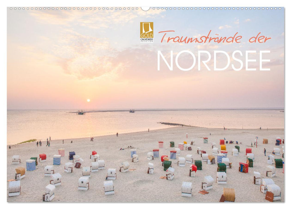 Traumstrände der Nordsee (CALVENDO Wandkalender 2025)