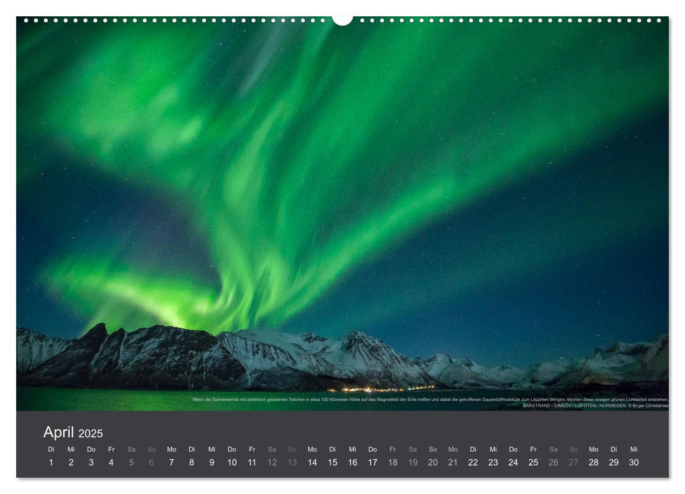 Magie der Polarnacht (CALVENDO Premium Wandkalender 2025)