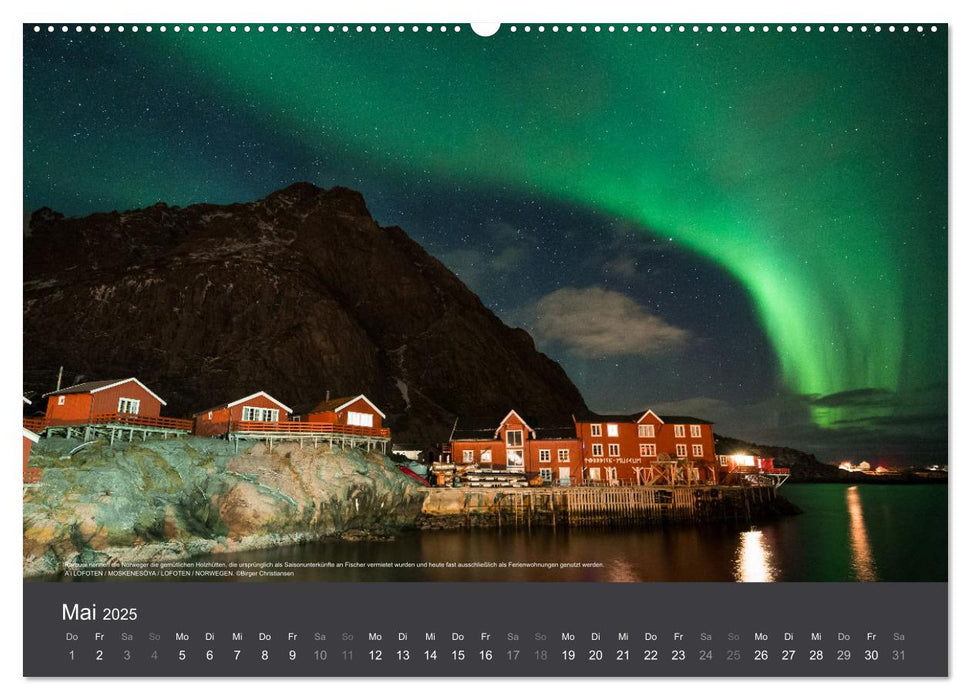 Magie der Polarnacht (CALVENDO Premium Wandkalender 2025)