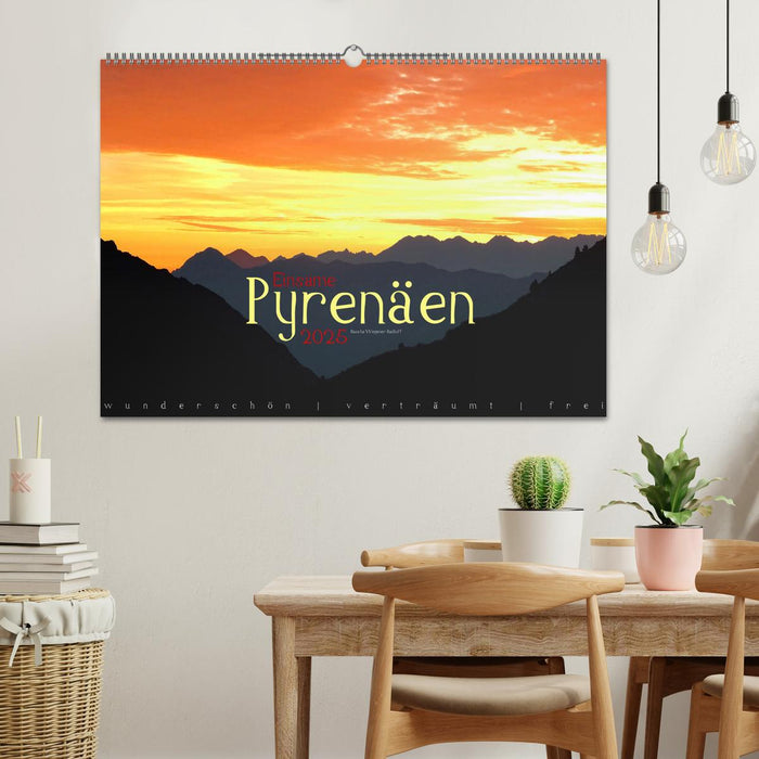 Einsame Pyrenäen (CALVENDO Wandkalender 2025)