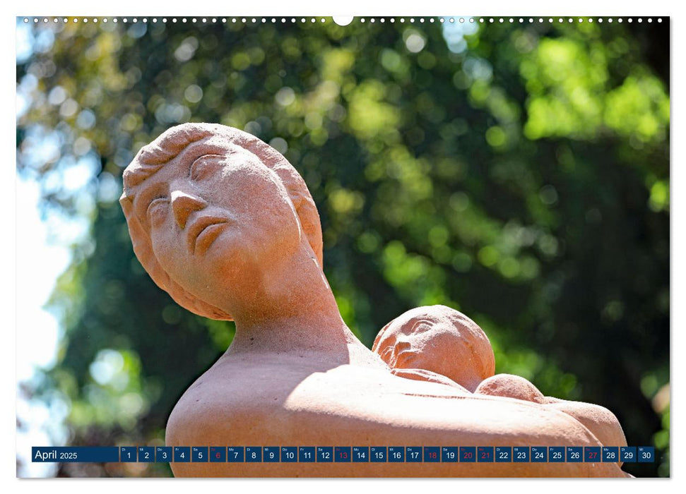 Hauptfriedhof Karlsruhe (CALVENDO Premium Wandkalender 2025)