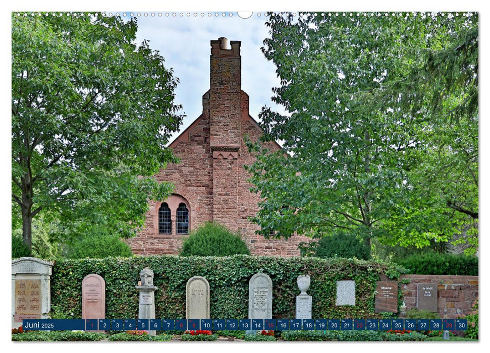 Hauptfriedhof Karlsruhe (CALVENDO Premium Wandkalender 2025)