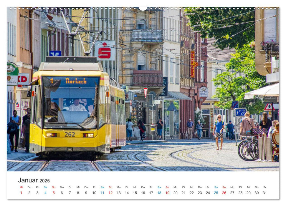 Durlach - Karlsruhes mittelalterlicher Stadtteil (CALVENDO Premium Wandkalender 2025)