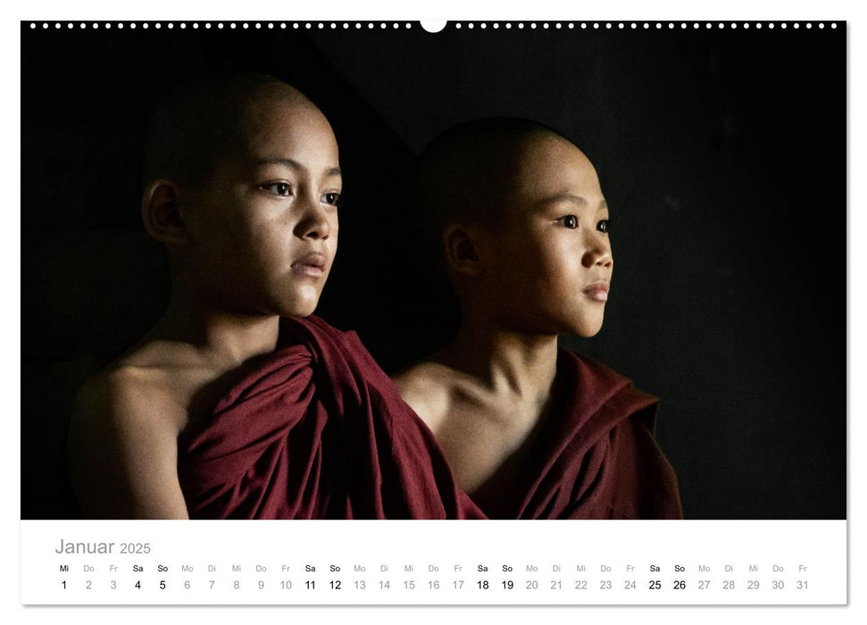 Gesichter mit Geschichten - Myanmar (CALVENDO Premium Wandkalender 2025)