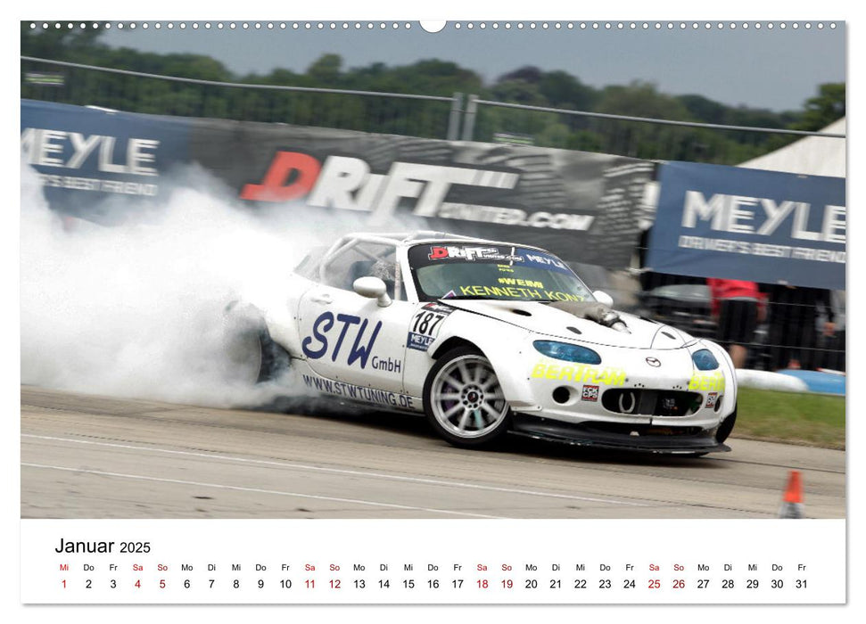 Driftwinkel Extrem (CALVENDO Premium Wandkalender 2025)