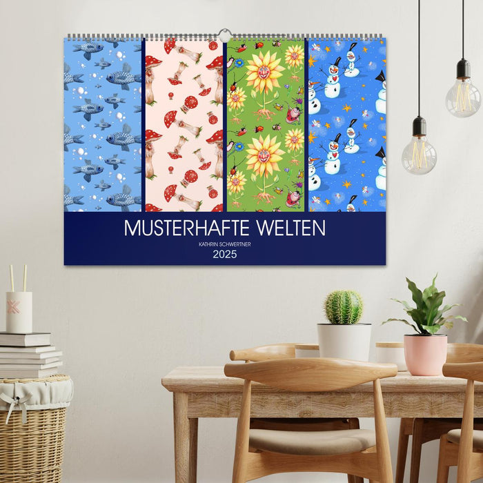 Musterhafte Welten (CALVENDO Wandkalender 2025)