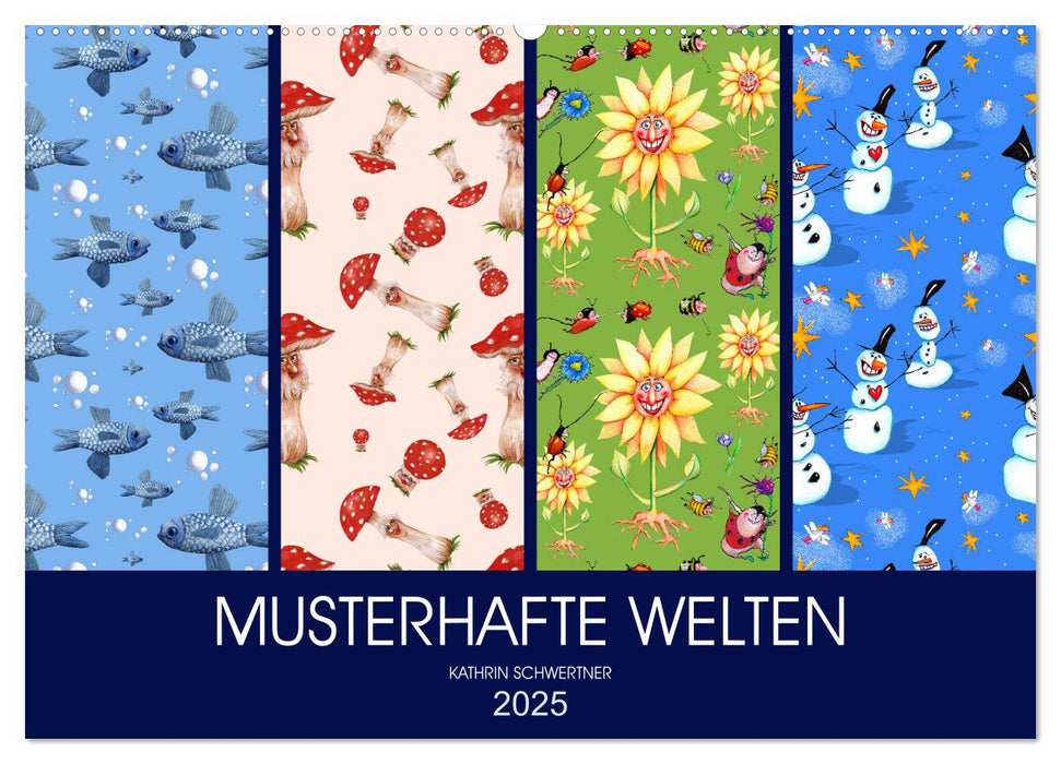 Musterhafte Welten (CALVENDO Wandkalender 2025)