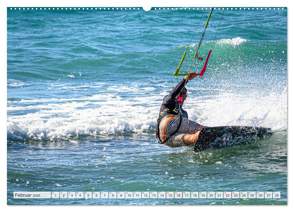 Faszination Kitesurfen (CALVENDO Premium Wandkalender 2025)