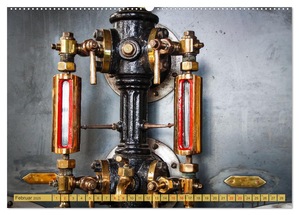 Dampfmaschinen - Technik (CALVENDO Premium Wandkalender 2025)