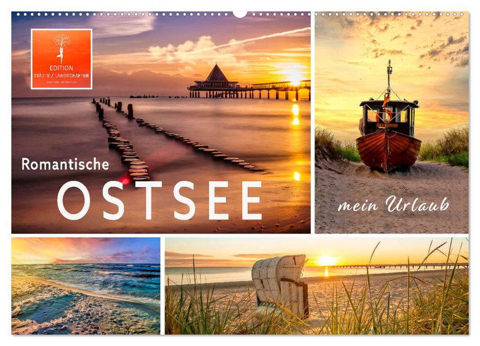 Romantische Ostsee - mein Urlaub (CALVENDO Wandkalender 2025)