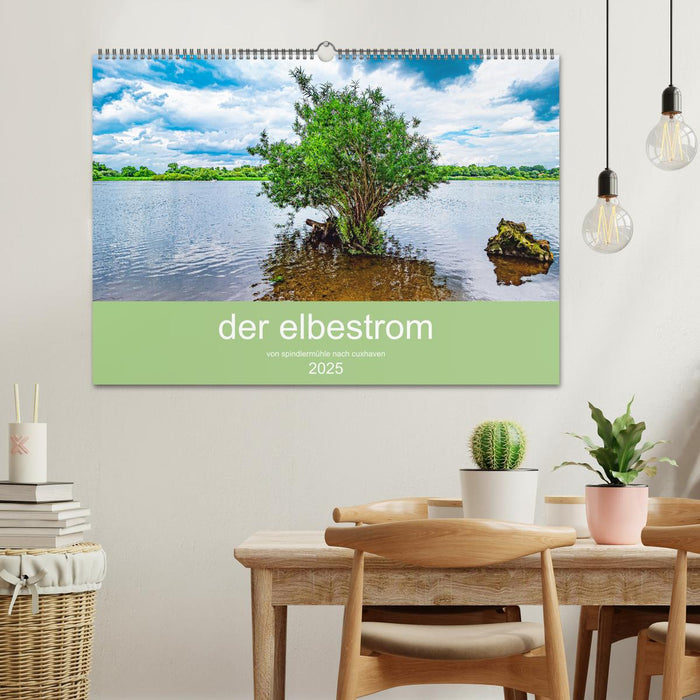 der elbestrom (CALVENDO Wandkalender 2025)