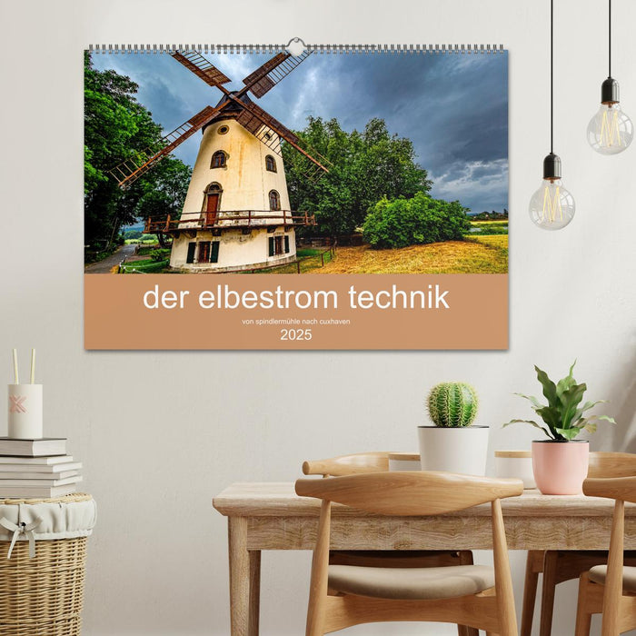 der elbestrom technik (CALVENDO Wandkalender 2025)