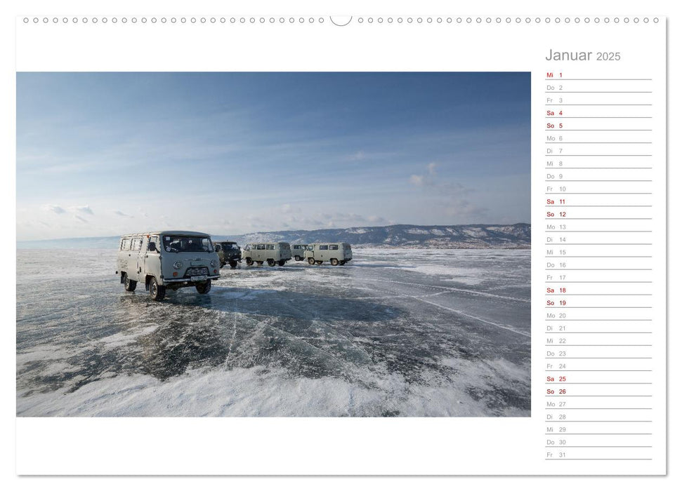 Baikalsee und Kastenbrot (CALVENDO Premium Wandkalender 2025)