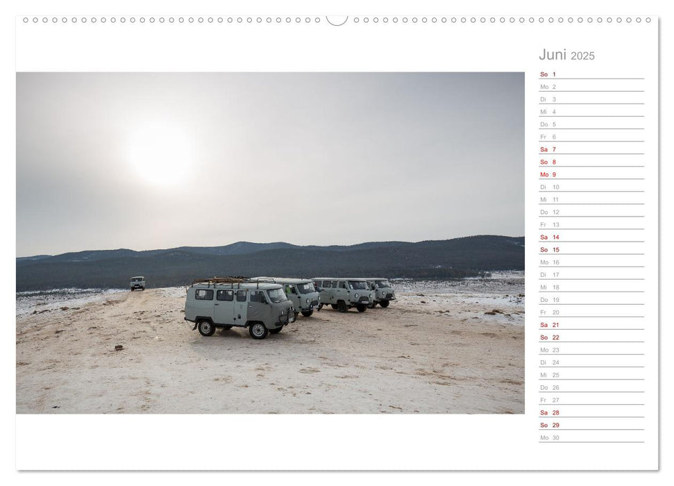 Baikalsee und Kastenbrot (CALVENDO Premium Wandkalender 2025)