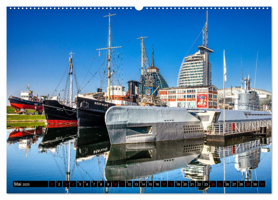 BREMERHAVEN Maritimes in der Seestadt (CALVENDO Premium Wandkalender 2025)