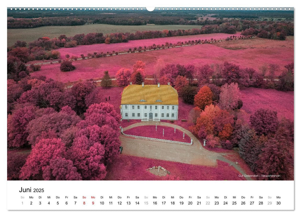 Die Lausitz in Infrarot (CALVENDO Premium Wandkalender 2025)