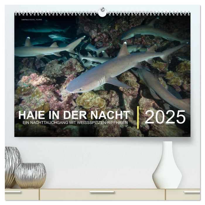 Haie in der Nacht (CALVENDO Premium Wandkalender 2025)