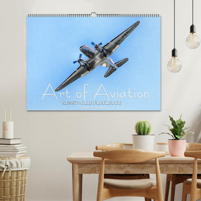 Art of Aviation - Kunstvolle Flugzeuge (CALVENDO Wandkalender 2025)