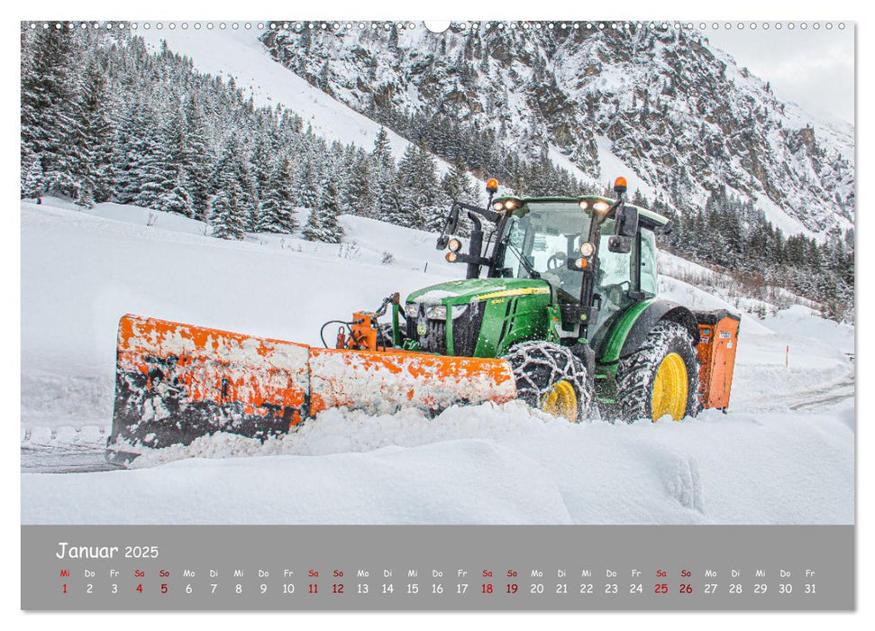 Landtechnik im Einsatz (CALVENDO Premium Wandkalender 2025)