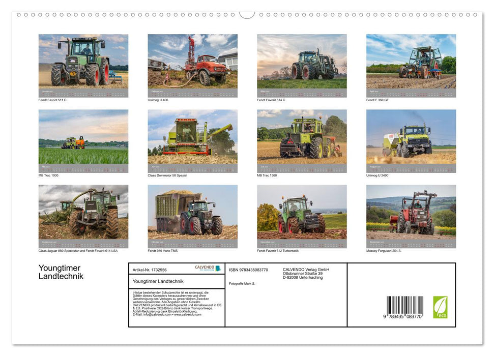 Youngtimer Landtechnik (CALVENDO Premium Wandkalender 2025)