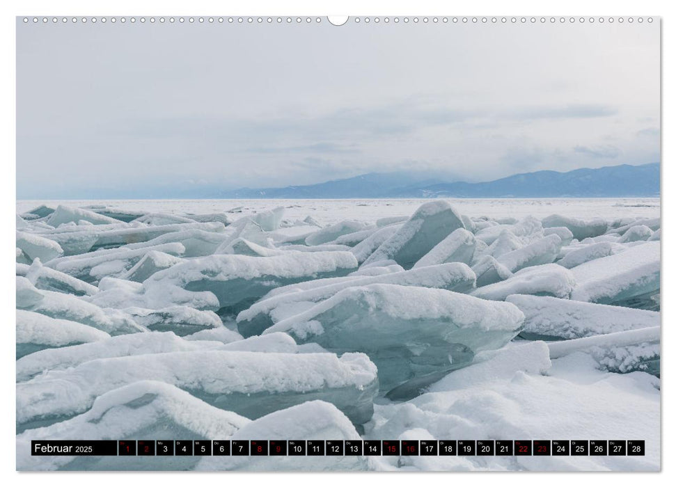 Baikalsee im Winter (CALVENDO Premium Wandkalender 2025)