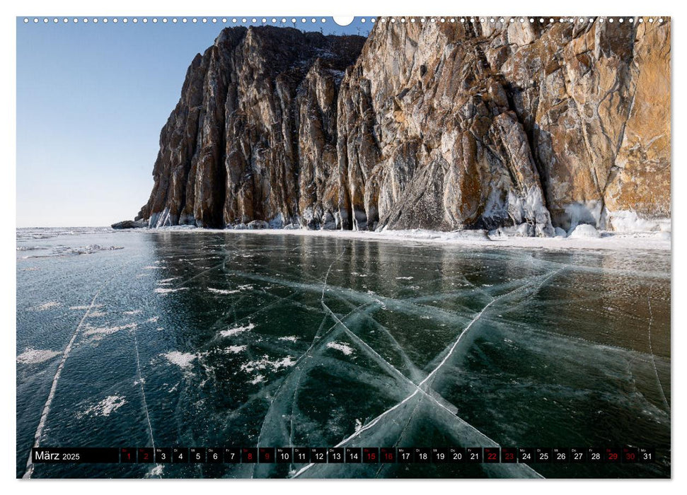 Baikalsee im Winter (CALVENDO Premium Wandkalender 2025)