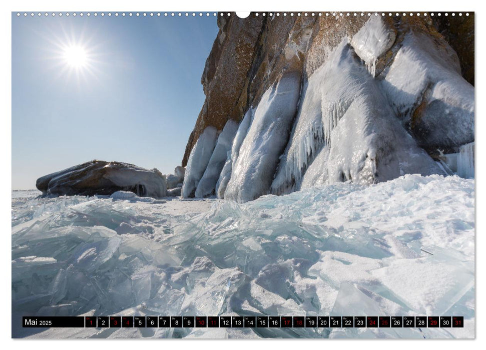 Baikalsee im Winter (CALVENDO Premium Wandkalender 2025)