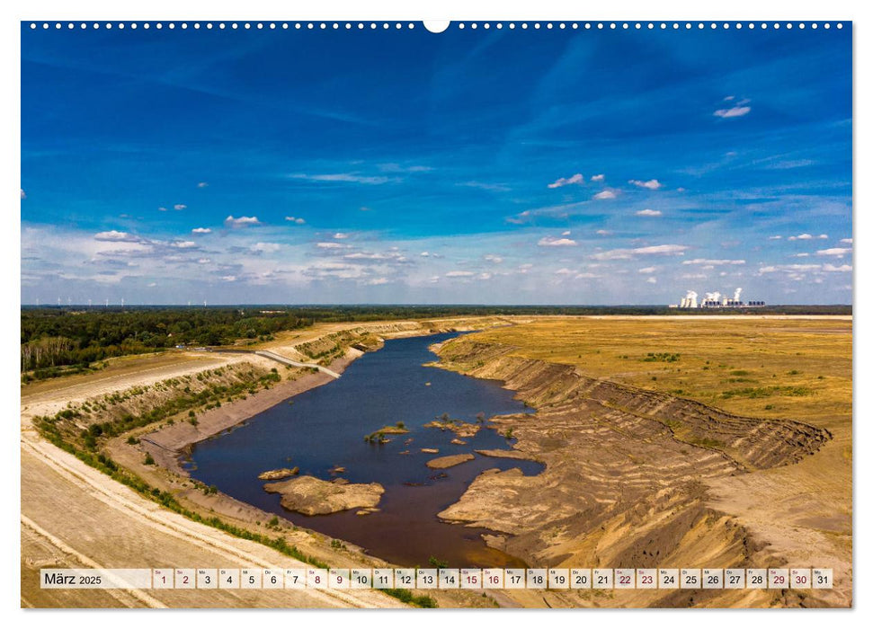 Oder-Spree Seenland von oben (CALVENDO Premium Wandkalender 2025)