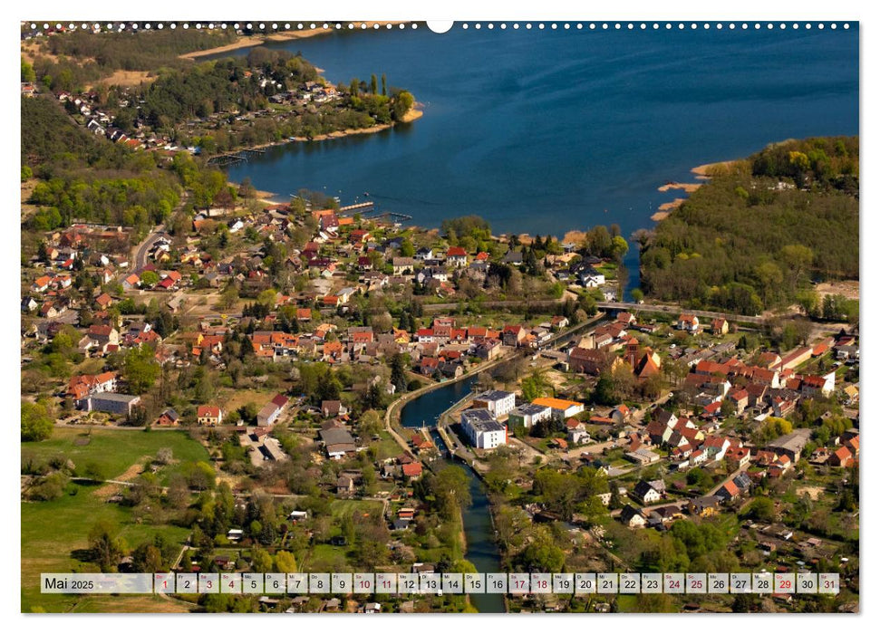 Oder-Spree Seenland von oben (CALVENDO Premium Wandkalender 2025)