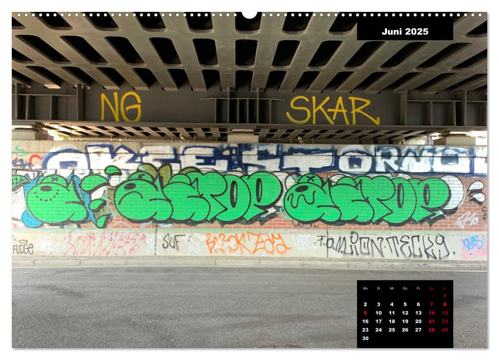 LOVE HAMBURG - GRAFFITI LOVERS (CALVENDO Premium Wandkalender 2025)